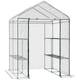 image 1 of Outsunny Walk In Greenhouse Garden Clear PVC Frame Shelves Reinforced Plant Grow