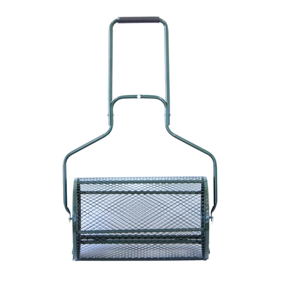 image 1 of Heavy Duty 72L Garden Lawn Compost Spreader Fertiliser Manure Roller