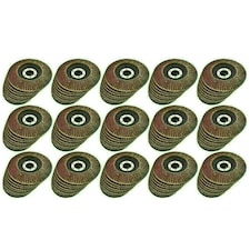 150 x Flap Discs 40, 60 & 80 Grit Angle Grinder 4.5" 115mm Flat Sanding Grinding