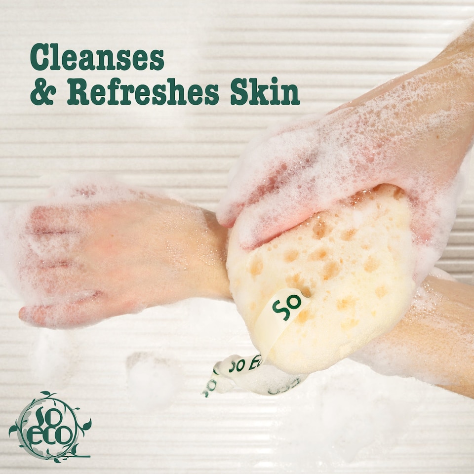 image 1 of So Eco Bath & Shower Sponge | White