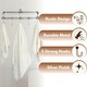 image 7 of Marco Paul Distressed Metal Wall Mounted Coat Hooks Silver | One Size