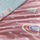 image 2 of Appletree Rainbow Pom Duvet Cover Set Multi