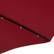 image 8 of Outsunny 2.7m Patio Garden Umbrella Outdoor Parasol Outdoor Market Table Umbrella with Tilt Crank and 24 LEDs Lights Wine Red