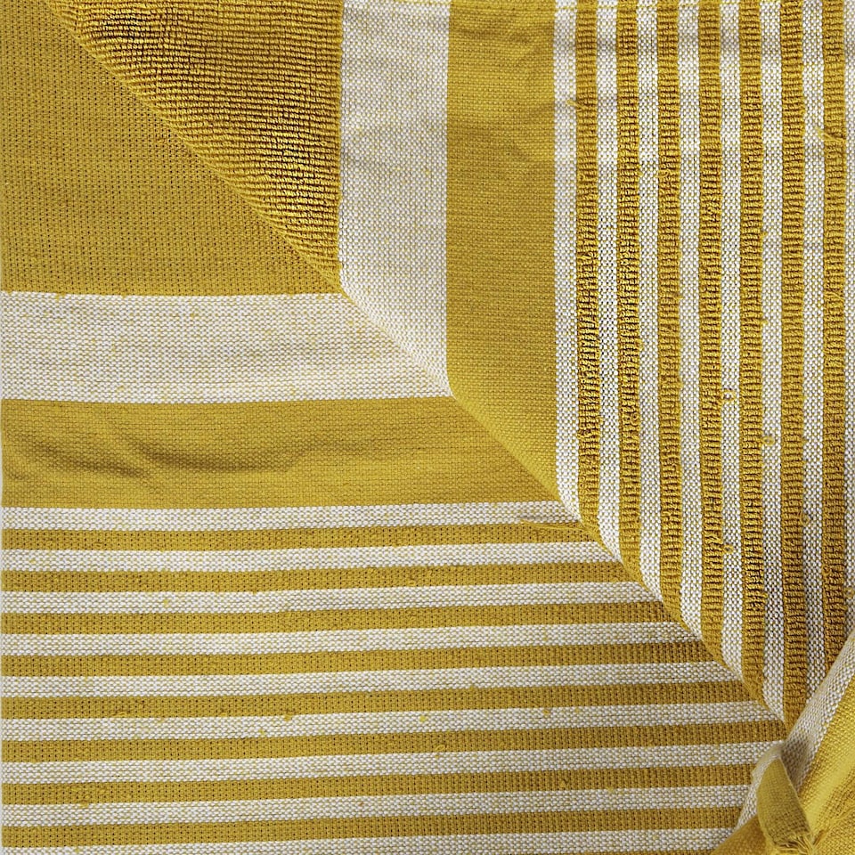 image 1 of Nicola Spring Deluxe Turkish Cotton Bath Towel - 162 x 90cm - Yellow | Yellow | Yellow
