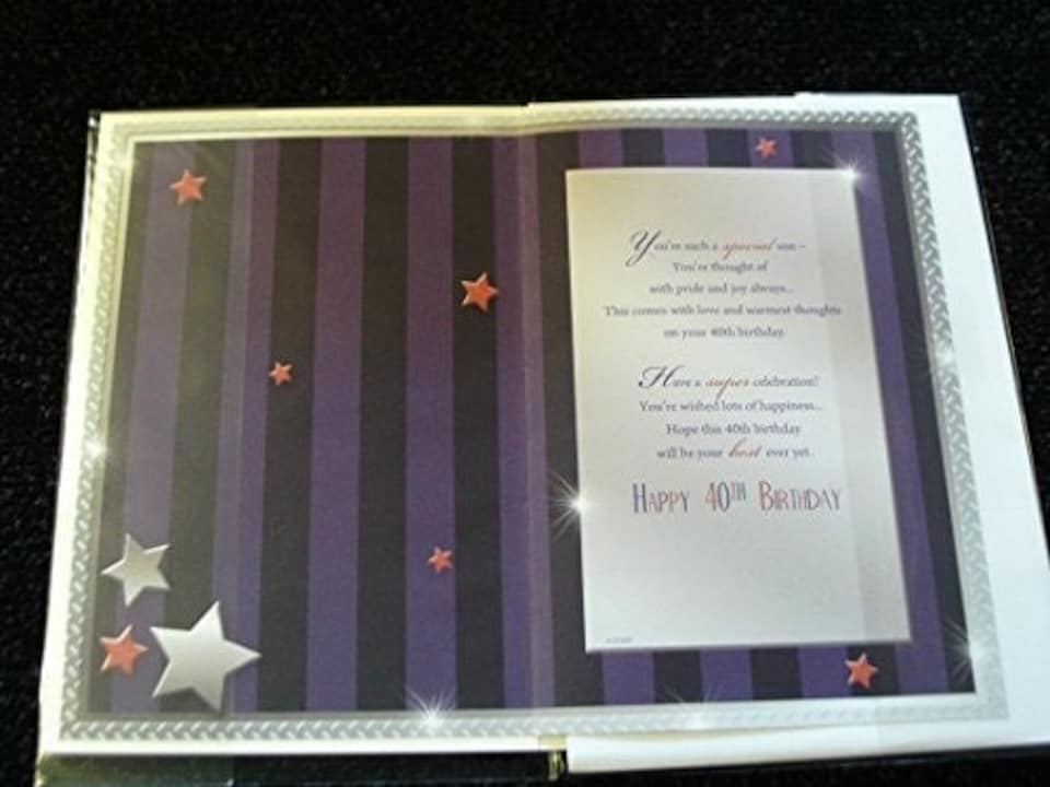 image 1 of 40 Today! Son Birthday Card