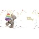image 5 of Bear With Cake 3D Holographic Birthday Cake Card