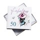 image 1 of Fabulous at 50 Birthday Photo Album Gift 50 x 6" x 4" Photos White