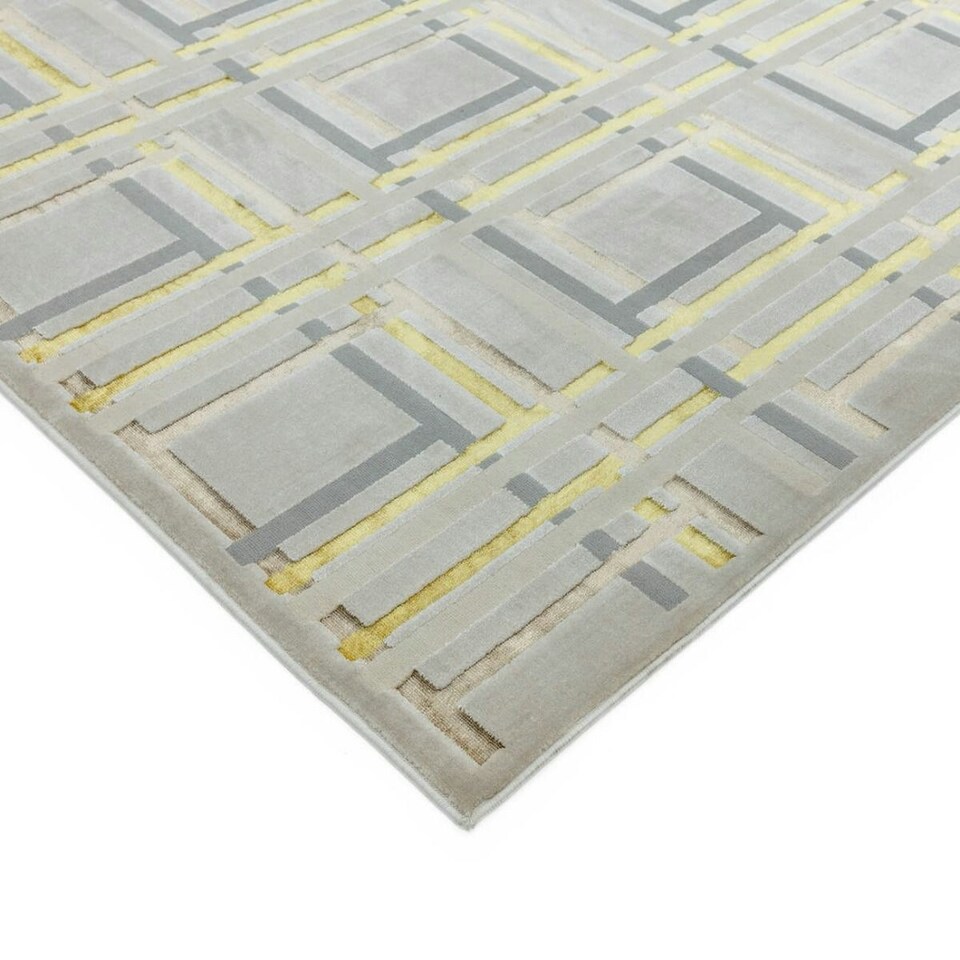 image 1 of Modern Rug, Striped Tartan Rug for LivingRoom, DiningRoom Rug, 8mm Thickness Anti-Shed Abstract Rug-200cm X 290cm