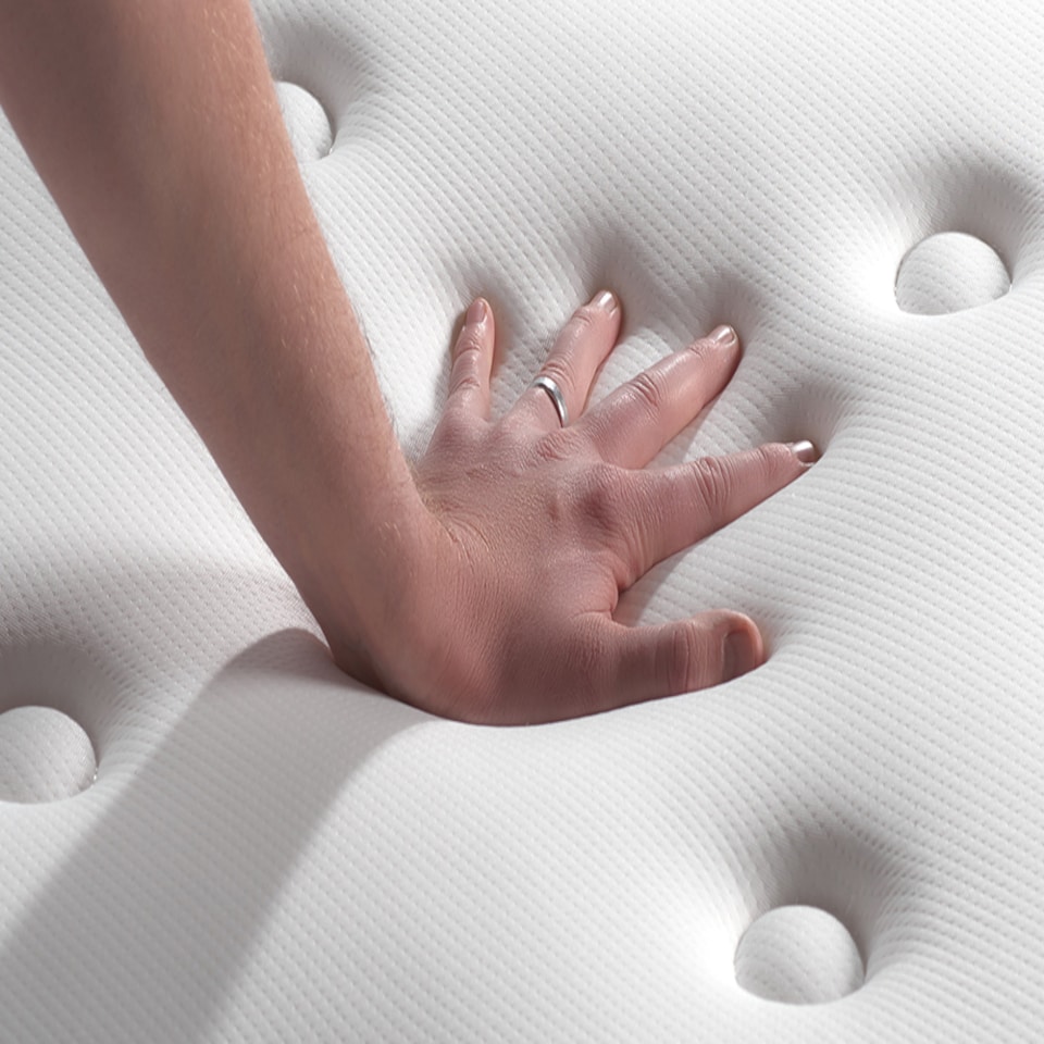 image 1 of SleepSoul Luna 1000 Pocket Memory Pillow Top Mattress Double | White | 1