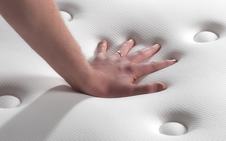 image 1 of SleepSoul Luna 1000 Pocket Memory Pillow Top Mattress Double | White | 1