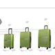 image 6 of 24-inch Premium Lightweight Carry-on Hand Luggage,Durable ABS+PC Hardshell,Zipper Closing with TSA Lock, 4 Spinner Wheels