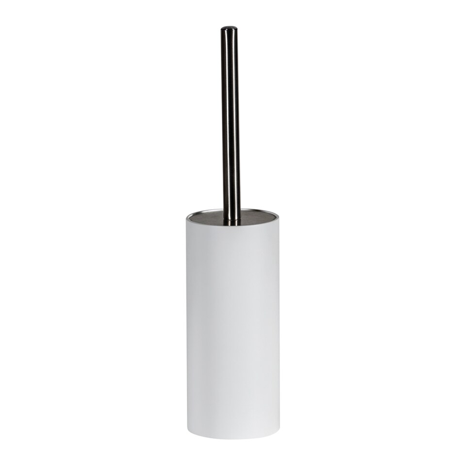 image 1 of Showerdrape Alto White Toilet Brush & Holder | White | 1