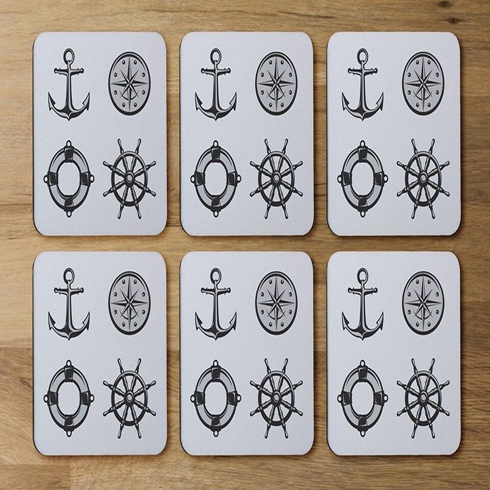 image 1 of Nautical Icons (Coaster)