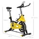 image 5 of HOMCOM Exercise Bike with 6kg Flywheel Belt Drive, Adjustable Resistance