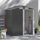 image 2 of Outsunny 5ft x 4.3ft Outdoor Metal Storage Shed with Sliding Door