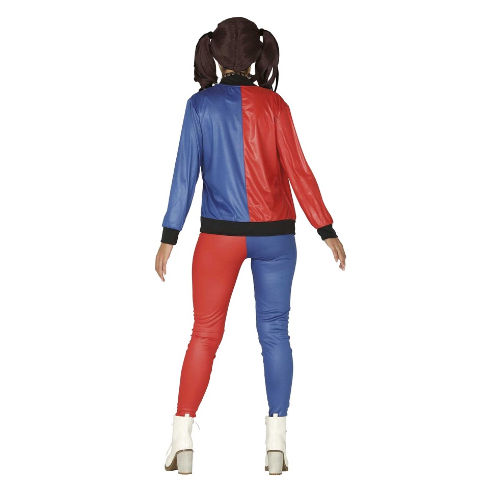 image 1 of Fiestas Guirca Womens/Ladies Danger Girl Costume Set | Blue | Blue/Red | M | 1