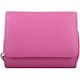 image 2 of London Leathergoods Womens Small Leather Zip Round Tri-Fold Money / Coin / Credit Card Holder / Purse - Cerise | Pink | Cerise