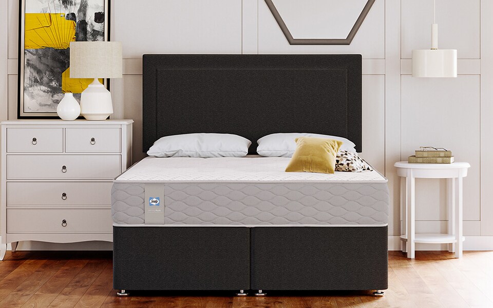 image 1 of Sealy Steeple Ortho Plus Mattress Superking | White | 1