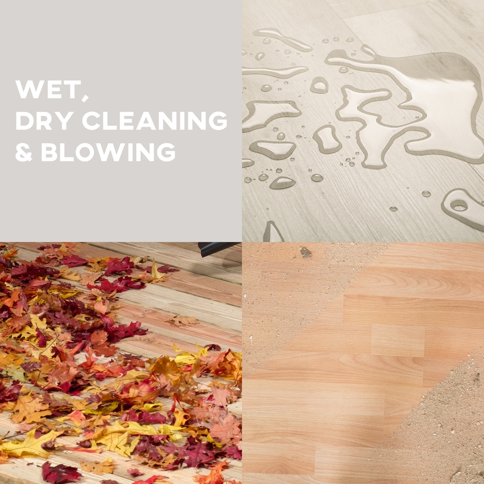 image 1 of HOMCOM 3-in-1 Wet and Dry Vacuum Cleaner, 1200W Wet & Dry Vacuum Cleaner with Blowing Mode, 20L Stainless Steel Tank, Triple Filters, Crevice Nozzle for Workshop, Home, Carpet, Car Cleaning, Yellow