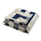 image 1 of Ukiyo Yukari AWARE Deluxe Beach Towel - Navy - One Size Blue | One size