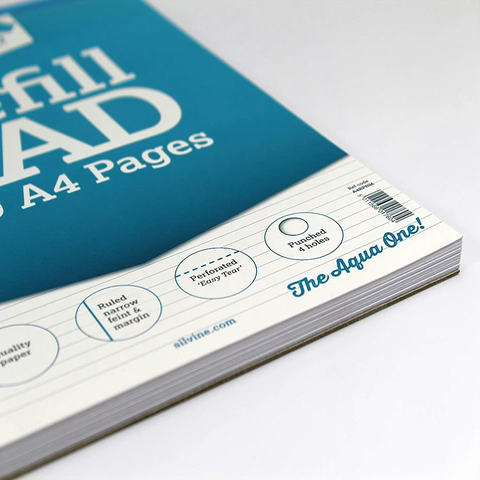 image 1 of A4 Narrow Feint and Margin Refill Pad (210x297mm)