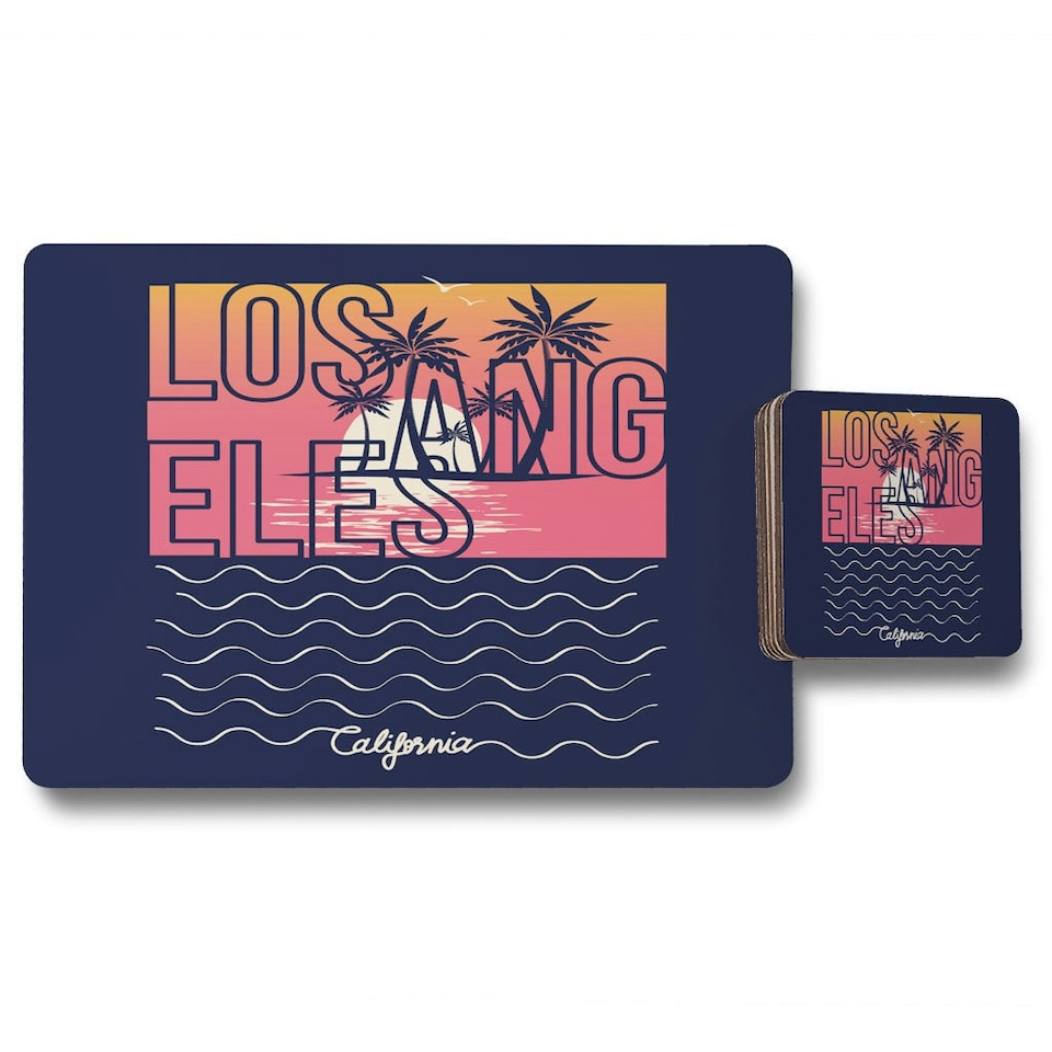 Los Angeles Sunset (Placemat & Coaster Set)