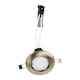 image 1 of ValueLights 6 x Modern Antique Brass Recessed GU10 Ceiling Downlight Fitting - Complete with 6 x 5w GU10 LED Bulb 6500K Cool White