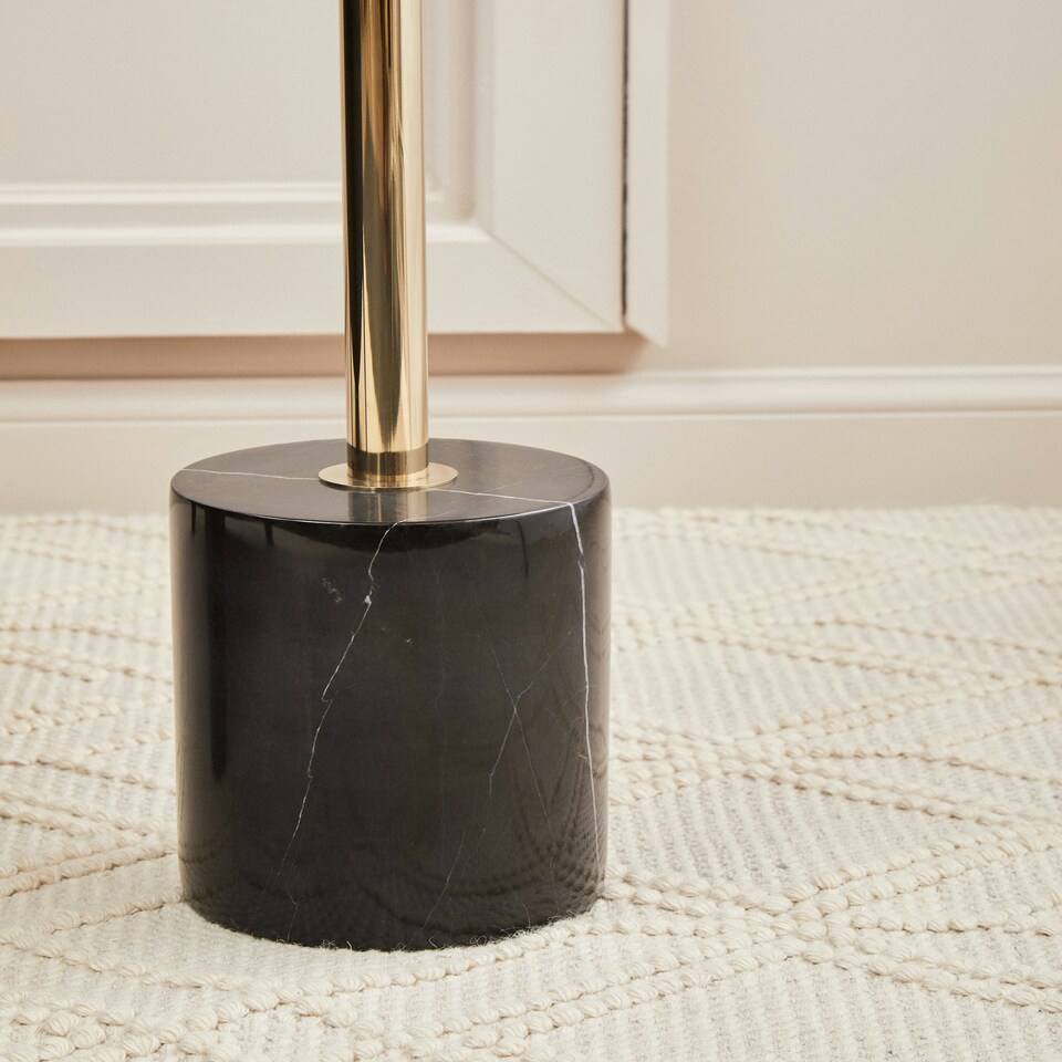 image 1 of Interiors by Premier Oria Warm Metallic End Table Black
