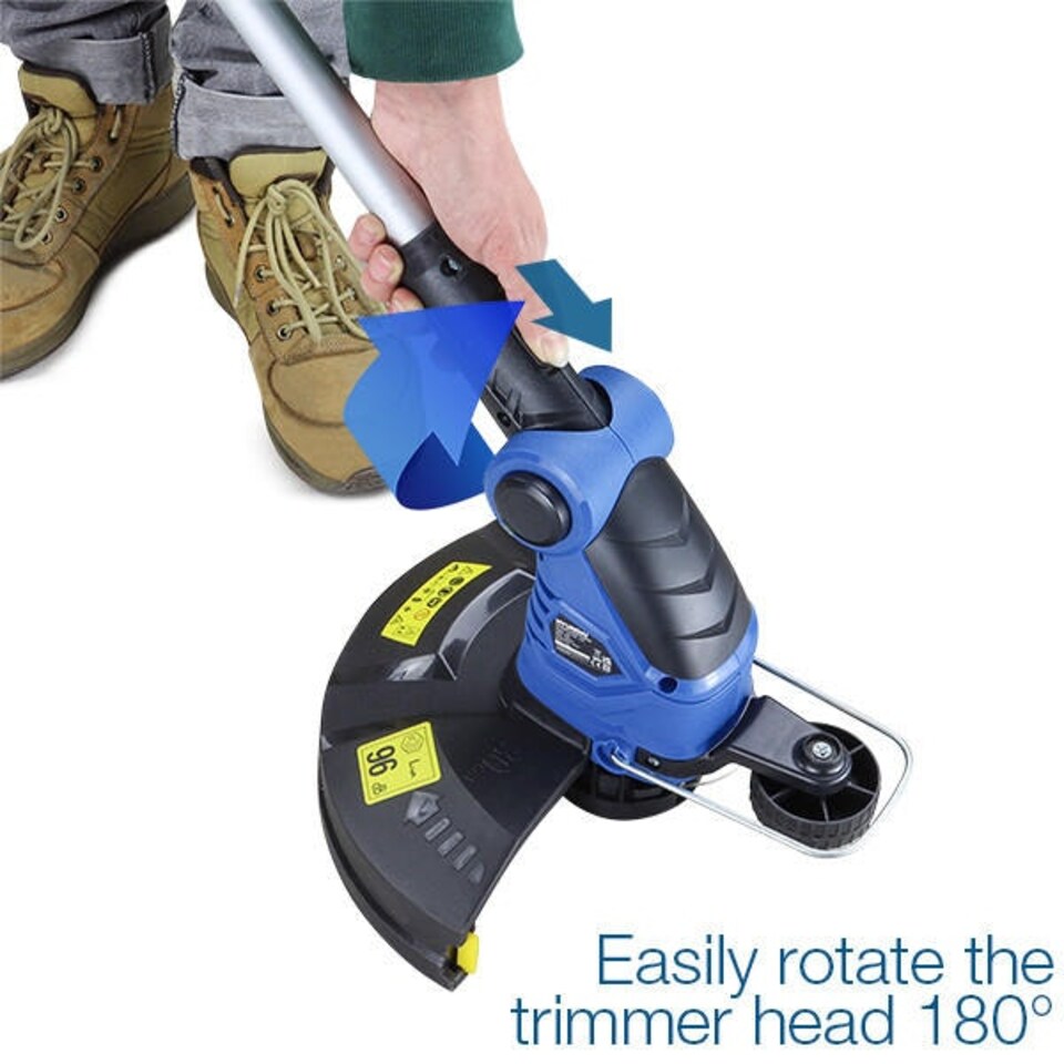 image 1 of Hyundai 600W 2-in-1 Electric Grass Trimmer and Lawn Edger 30cm | HYTR600E