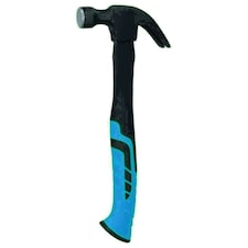 16oz Curved Claw Hammer with Fibreglass Handle Nail Screw Remover Removal