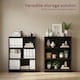 image 4 of Vida Designs Cambridge 3 Tier Low Bookcase Display Storage, Black