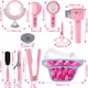 image 6 of 35-Piece Pretend Makeup & Hairdressing Set for Girls – Beauty Salon Role Play Kit with Toy Hairdryer, Mirror & Makeup – Portable Bag Included