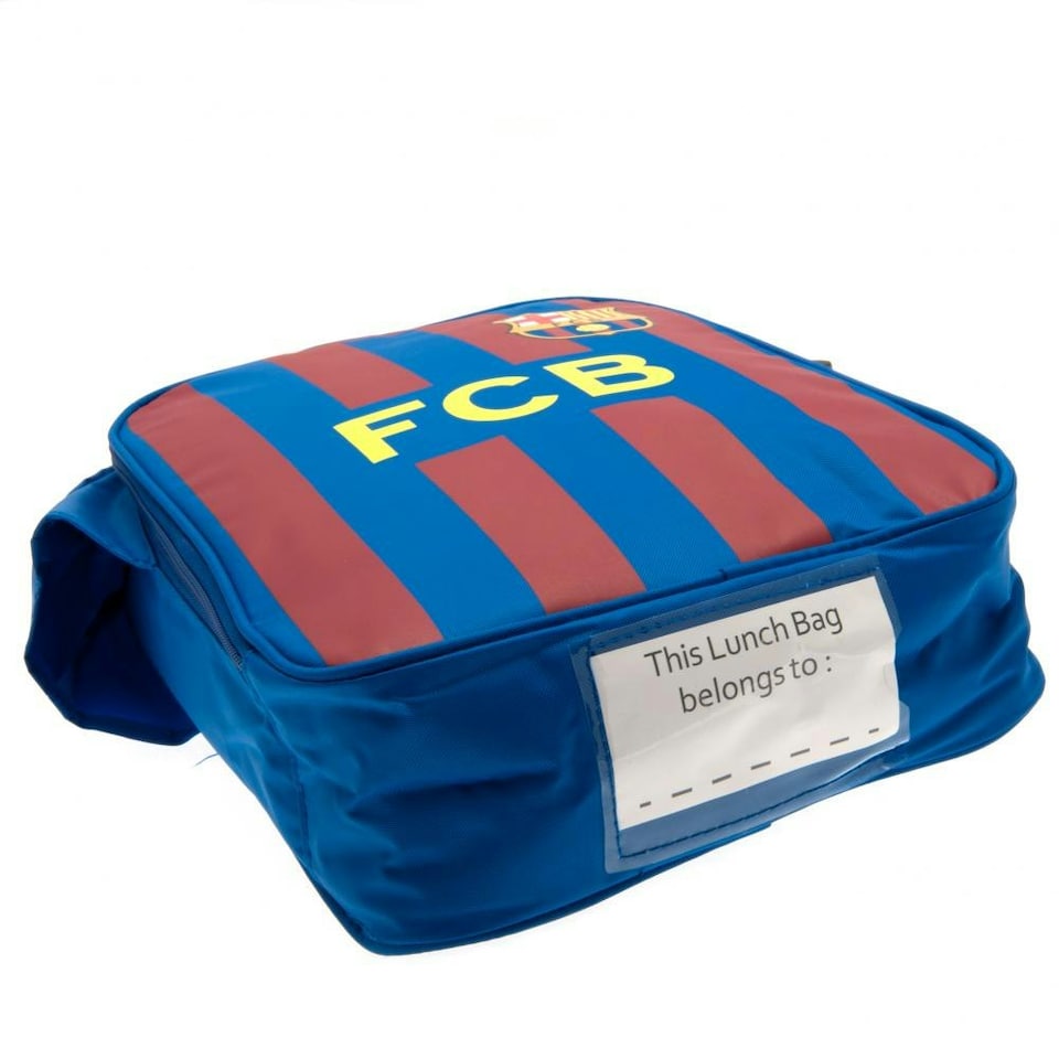 image 1 of FC Barcelona Kit Lunch Bag - Red/Blue - One Size