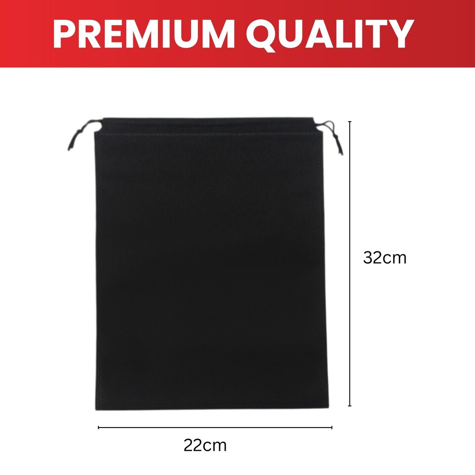 image 1 of Pack of 25 Yellow Coloured 32x22cm Non-Woven Drawstring Bags | Yellow