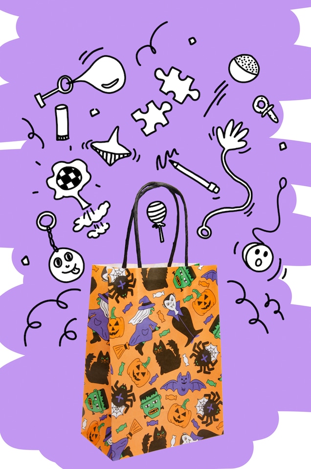 image 1 of Pack of 12 Halloween Paper Gift Bags