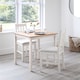 image 4 of Valenza Premium Ivory Dining Chairs - Set of 2