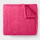 image 4 of OHS Teddy Fleece Soft Warm Plush Cosy Plain Dyed Throw Over Bed Blanket, 200x240cm | Pink | Hot Pink