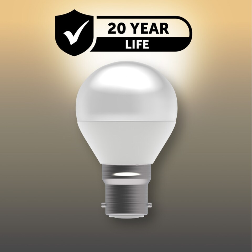 image 1 of BELL Lighting B22 Dimmable SMD Golf Ball Warm White 2700k 4.7W Bayonet Light Bulb