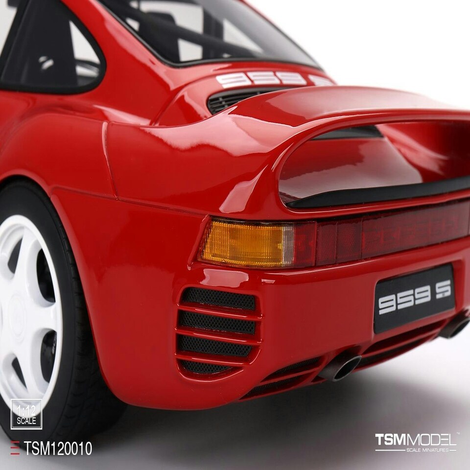 image 1 of Porsche 959 Sport Guards Red 1:12 Scale TSM TSM120010