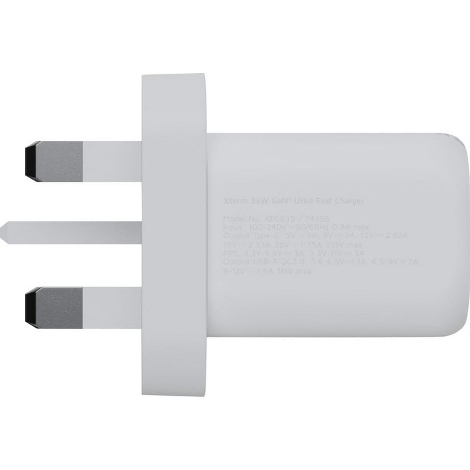 image 1 of Xtorm GaN2 Ultra XEC035 Charger (UK Plug) - White - One Size