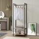 image 4 of Scala Open Wardrobe with 2 Shelves Brown | Oak / Natural