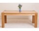 image 4 of Kuba 180 x 90 cm Chunky Oak Dining Table and 8 Lola Leather Chairs | Red | Red | 1