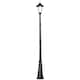 image 1 of Outsunny 2.4m Garden Lamp Post Light LED Solar Powered Patio Path Lamp
