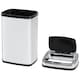 image 8 of HOMCOM 30L Automatic Kitchen Bin with Lid and Infrared Motion Sensor Silver Silver