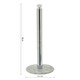 image 5 of Interiors by Premier Elegant Design Chrome Large Toilet Roll Holder, Stable Toilet Holder, Sturdy Roll Holder With Marble Base