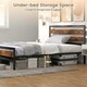 image 7 of COSTWAY King Size Bed Frame Metal Platform Bed