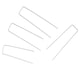image 3 of 100x Galvanised Steel Weed Membrane Pins Ground Stakes Garden Pegs - 6 inch