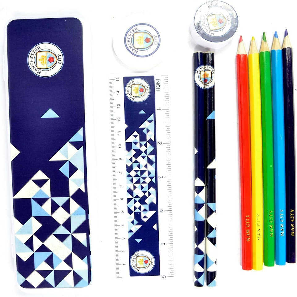 image 1 of Manchester City FC Ultimate Stationery Set (Particle)
