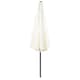 image 7 of Charles Bentley Garden Metal Patio Garden Umbrella Crank & Tilt - Cream