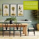 image 2 of Nicholas Winter Beech Wooden Scandi Danish Style Dining Chairs - Grey - Set of 4 - Solid Wood Chair Armchair Dining Chair Club Chair Side Chair Grey
